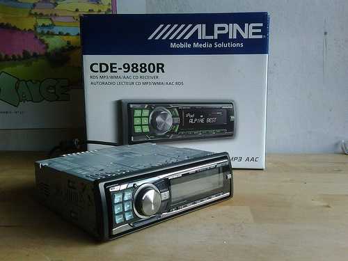 alpine cde 9880r как подключить блютуз