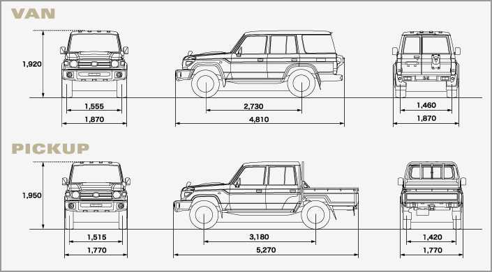 Land cruiser 70 схема