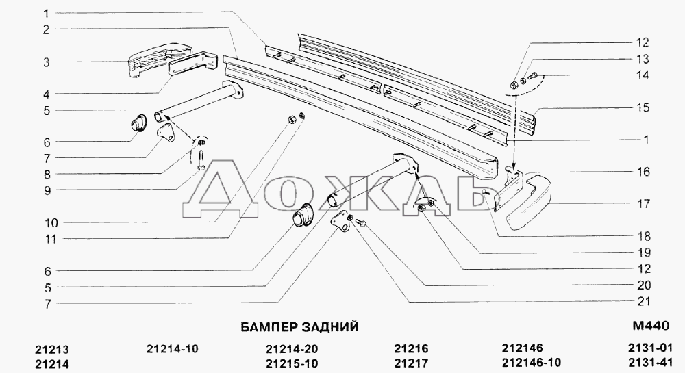 Кузов ваз 21213 схема