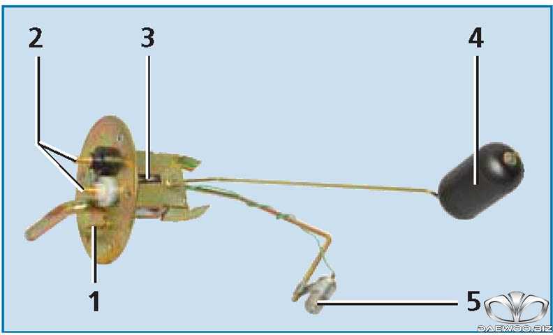 Схема указателя уровня топлива ваз 2109