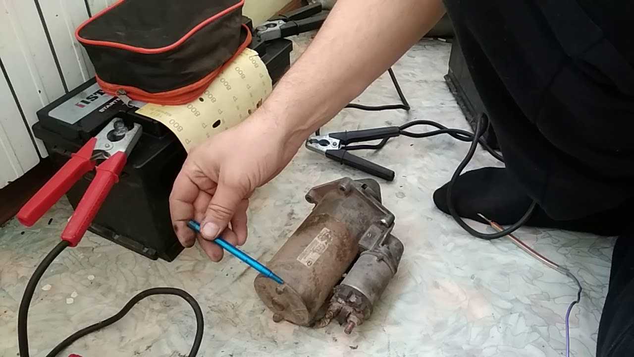 Замена стартера самостоятельно