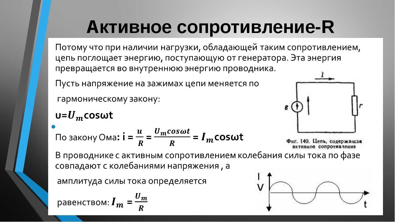 Обозначение постоянного и переменного тока: значок напряжения
