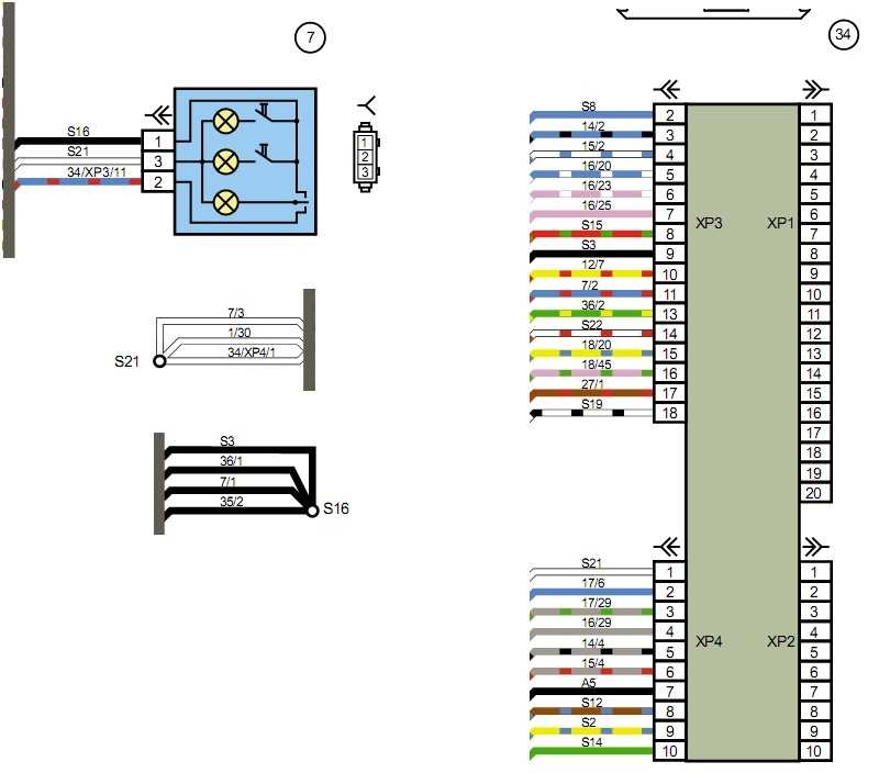 Распиновка 11183. Схема подключения освещения салона Калина 1. Схема подключения салонного освещения Гранта.
