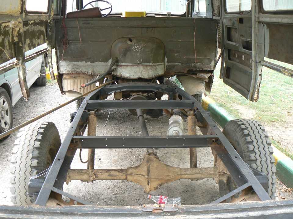 Размеры кузова uaz 3303