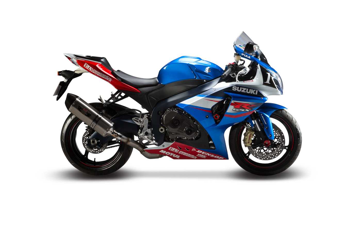 Мотоциклист на Suzuki GSX R