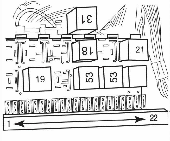 Схема предохранителей vw bora