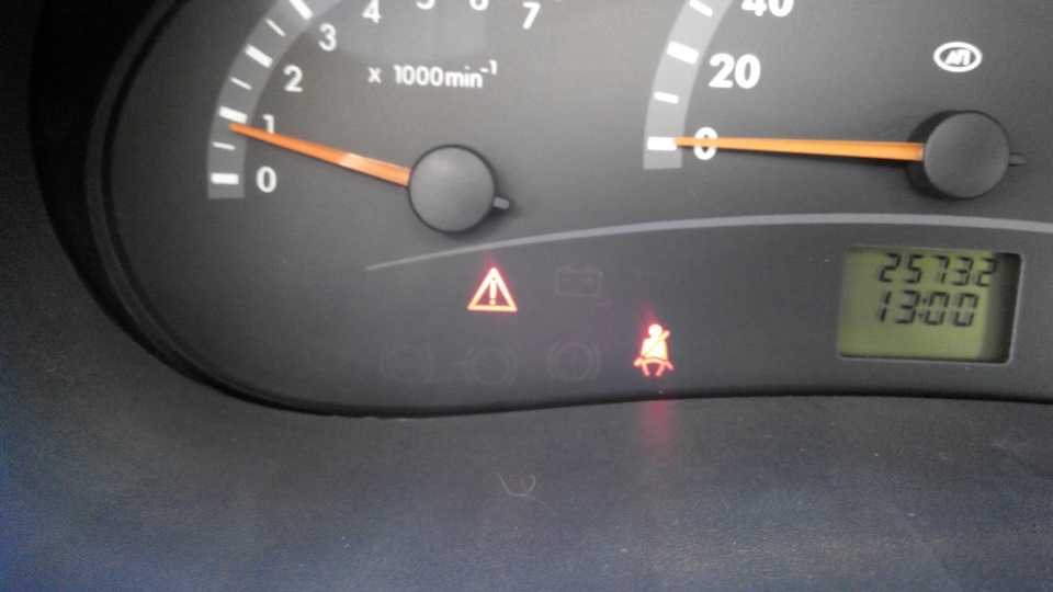 Горит абс на приоре без абс