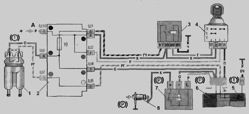 Схема включения бензонасоса ваз 2107 инжектор - 86 фото